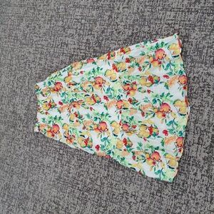 LC Lauren Conrad Fruit Floral Skirt